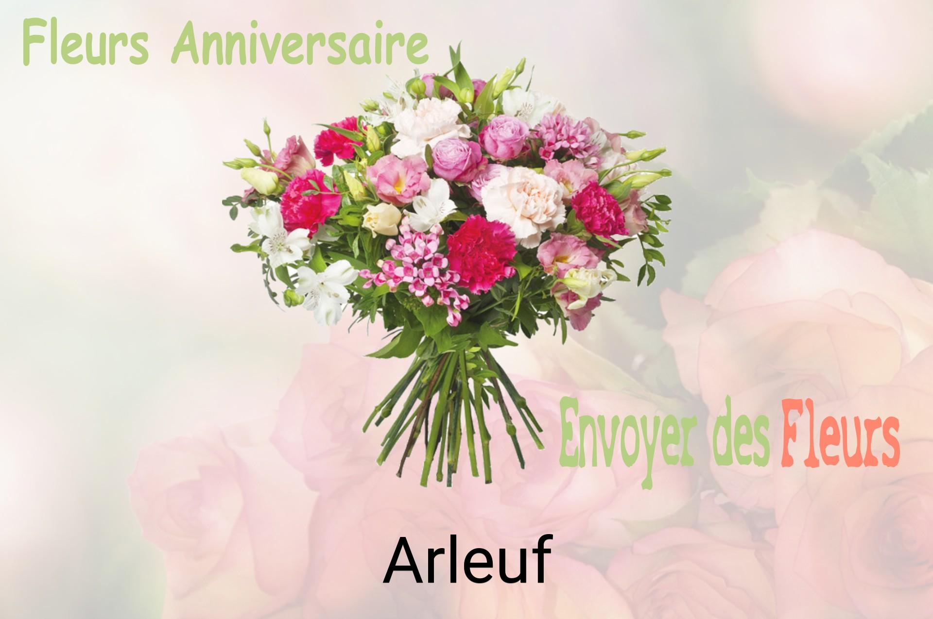 Bouquet de fleurs d’anniversaire livré à Arleuf