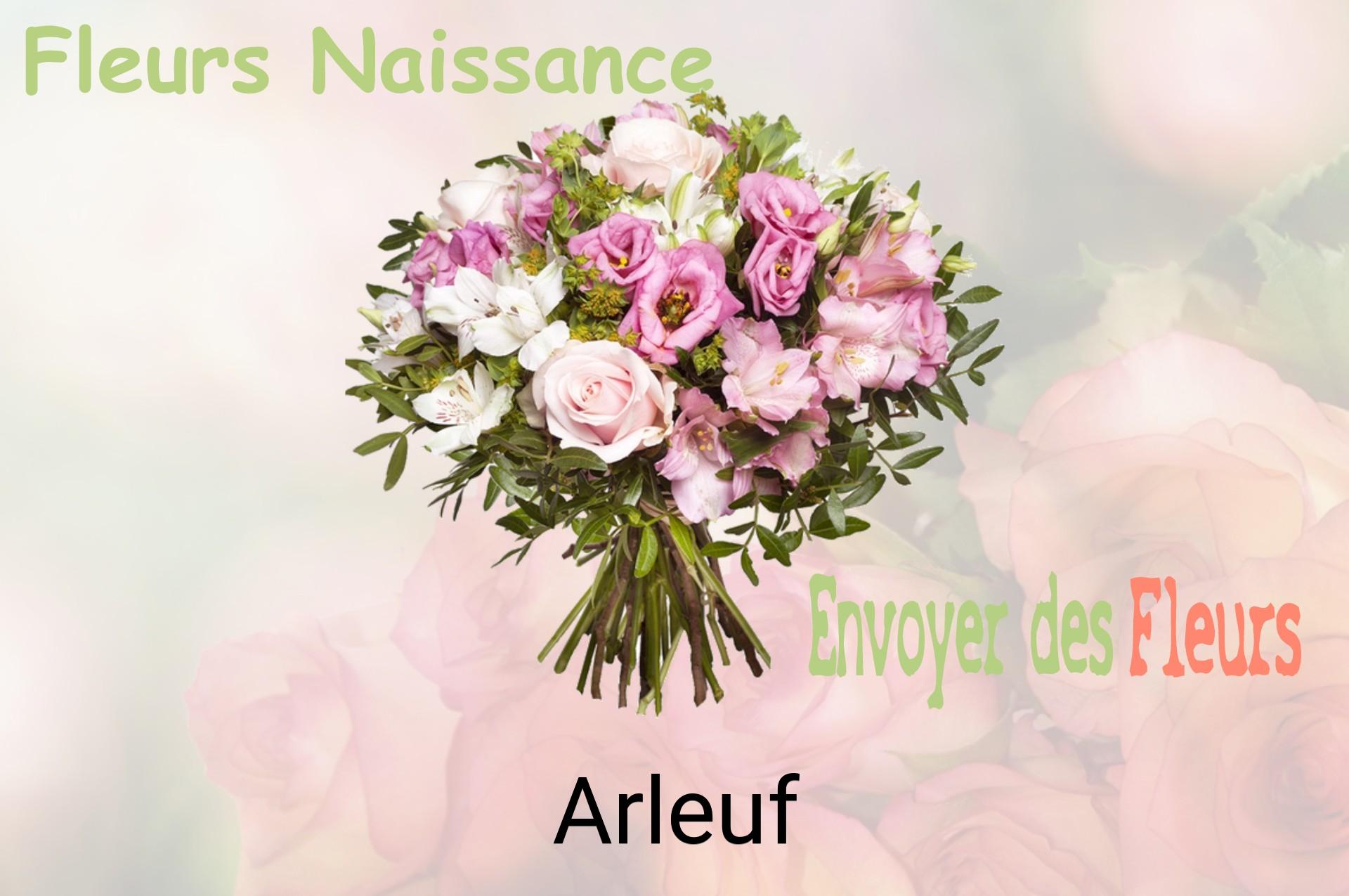 Bouquet de fleurs de naissance livré à Arleuf
